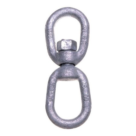 CHICAGO HARDWARE Campbell Galvanized Forged Steel Eye and Eye Swivel 2250 lb T9630635